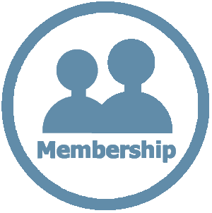 Membership icon blue